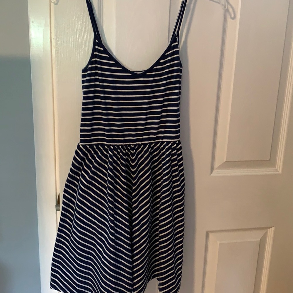 Aeropostale navy and white sundress. Size small